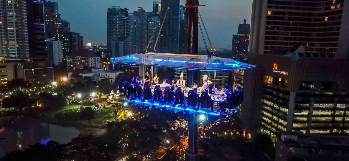 Dinner in the Sky - Bangkok Newest Highlight is open