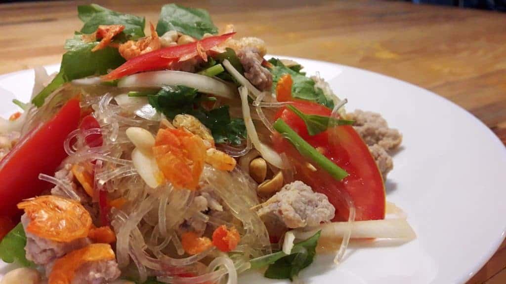 Dish 1 - Yum Woonsen (Glass Noodle Salad)